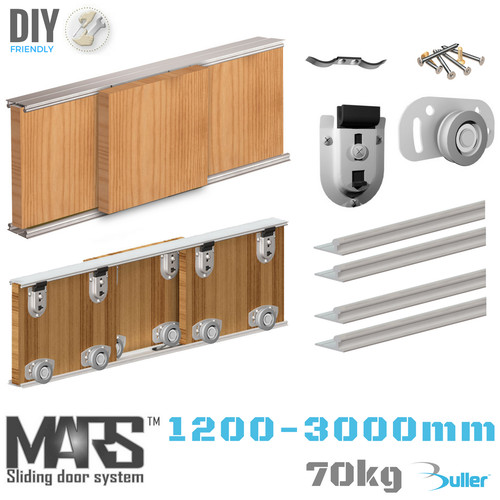 Wardrobe sliding door track - door,